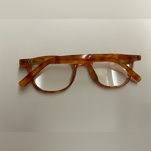 New Rae Dunn Readers 2.0 Magnification Golden Tortoise Frames Men's - Picture 4 of 12